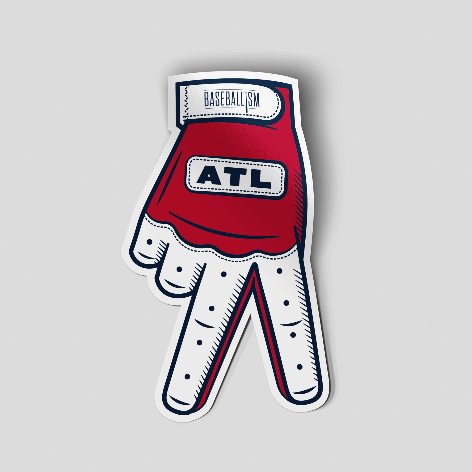 Atlanta Braves Sticker, Waterproof Vinyl Decal