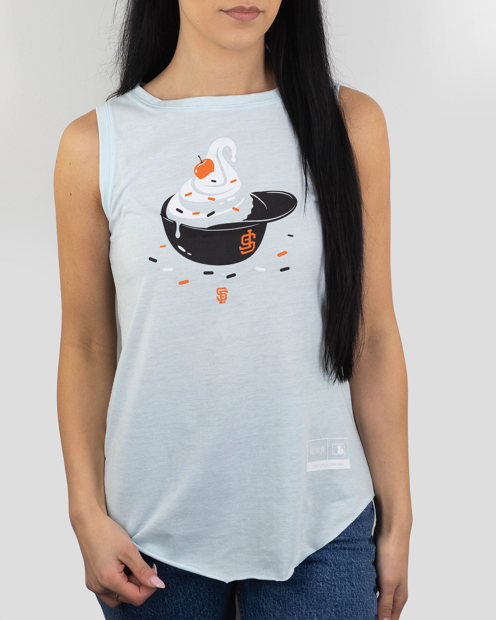 Baseballism Sundae Helmet Annie Tank - San Francisco Giants 2XL