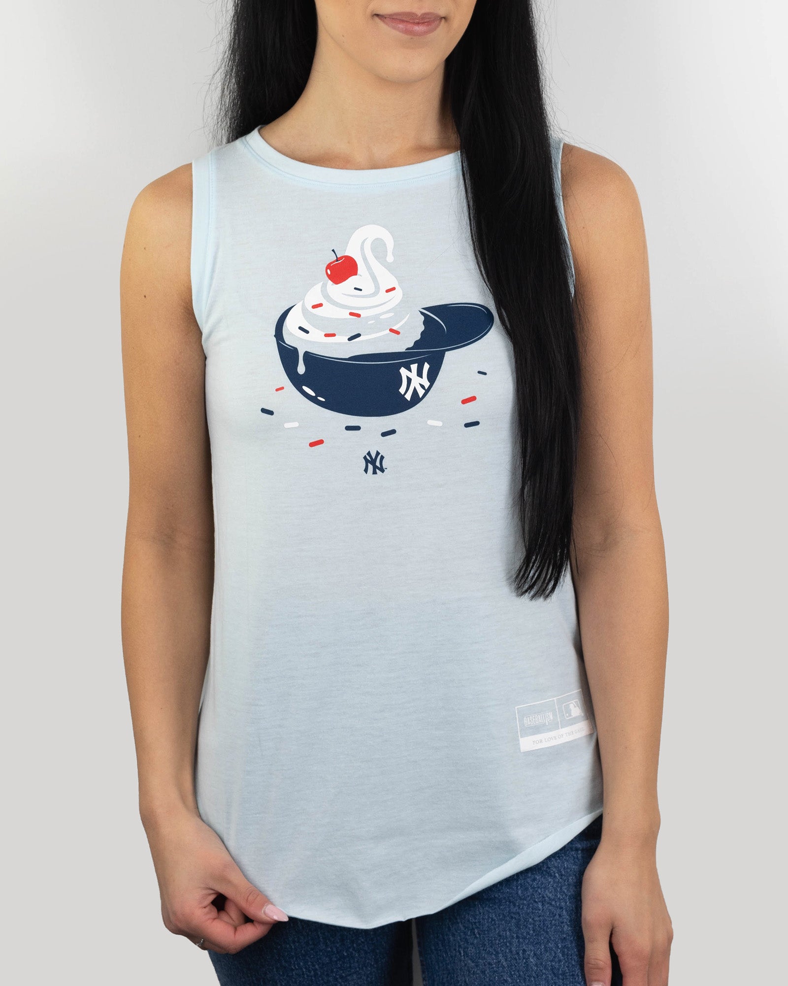 Baseballism Sundae Helmet Annie Tank - Los Angeles Dodgers 2XL