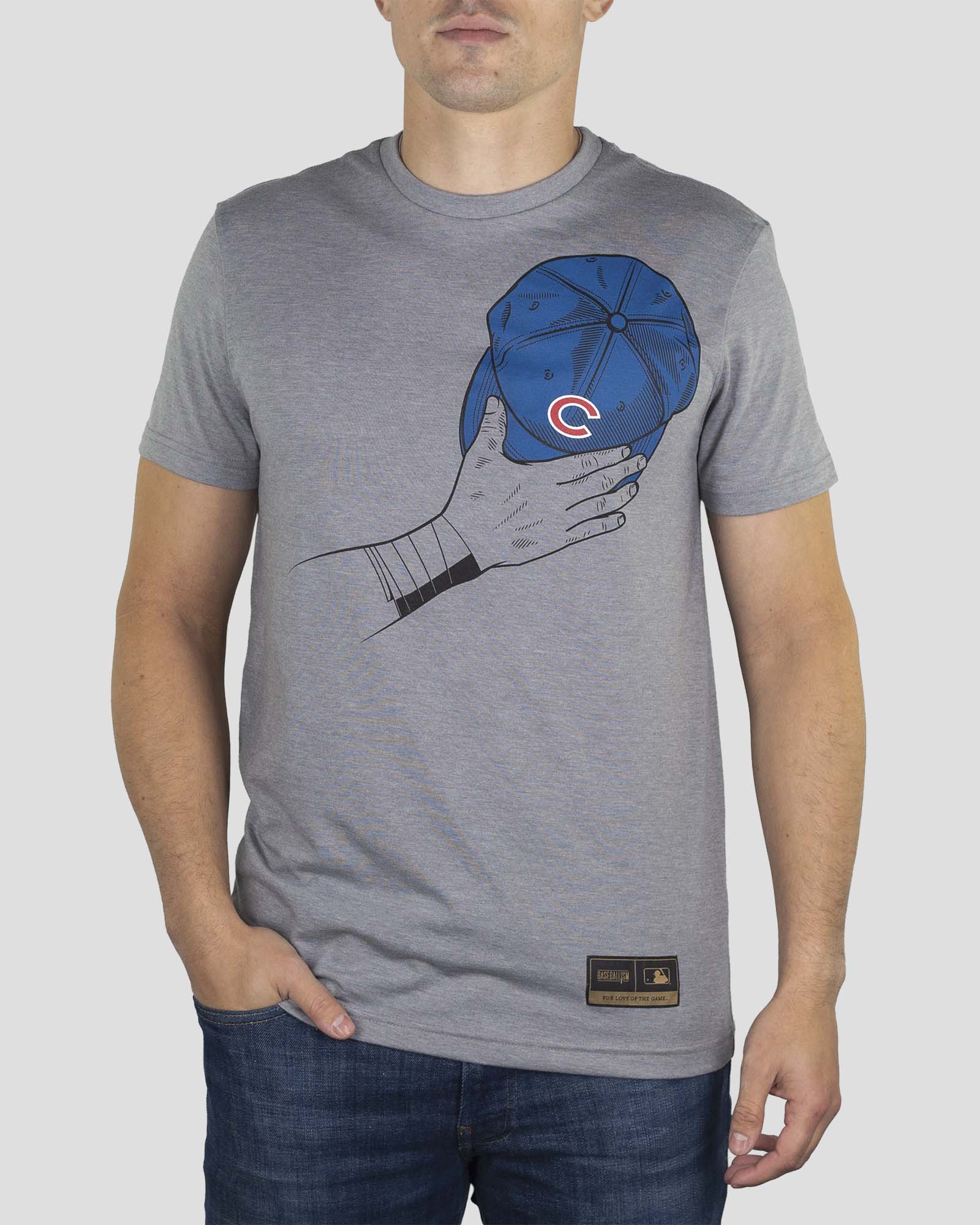MLB Chicago Cubs GD Steal Your Base Blue Athletic T-Shirt Tee