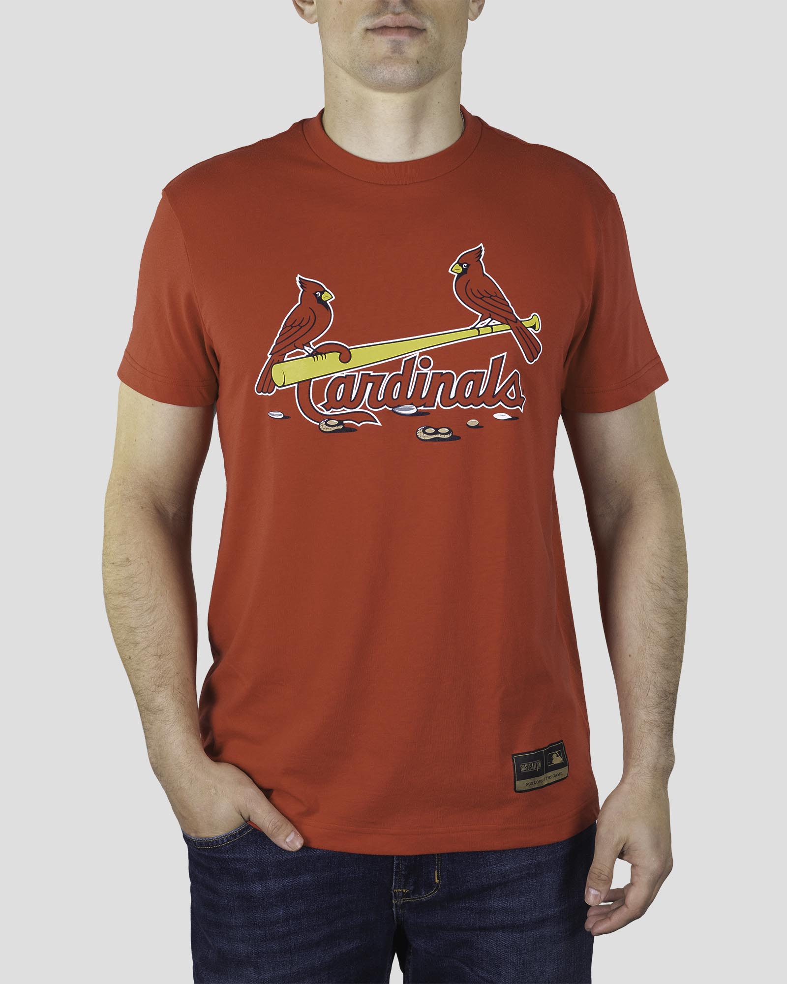 St. Louis Cardinals 47 Team Name T-Shirt - Red