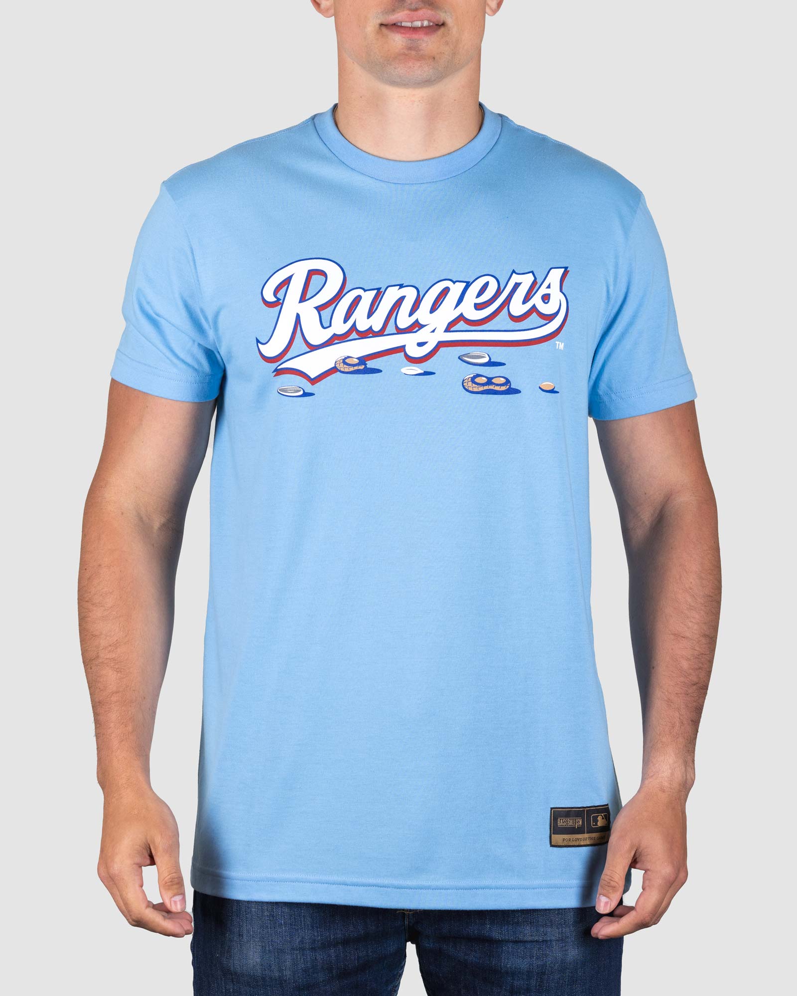 MLB Genuine Merchandise Texas Rangers Blue T-shirt Men Size XL