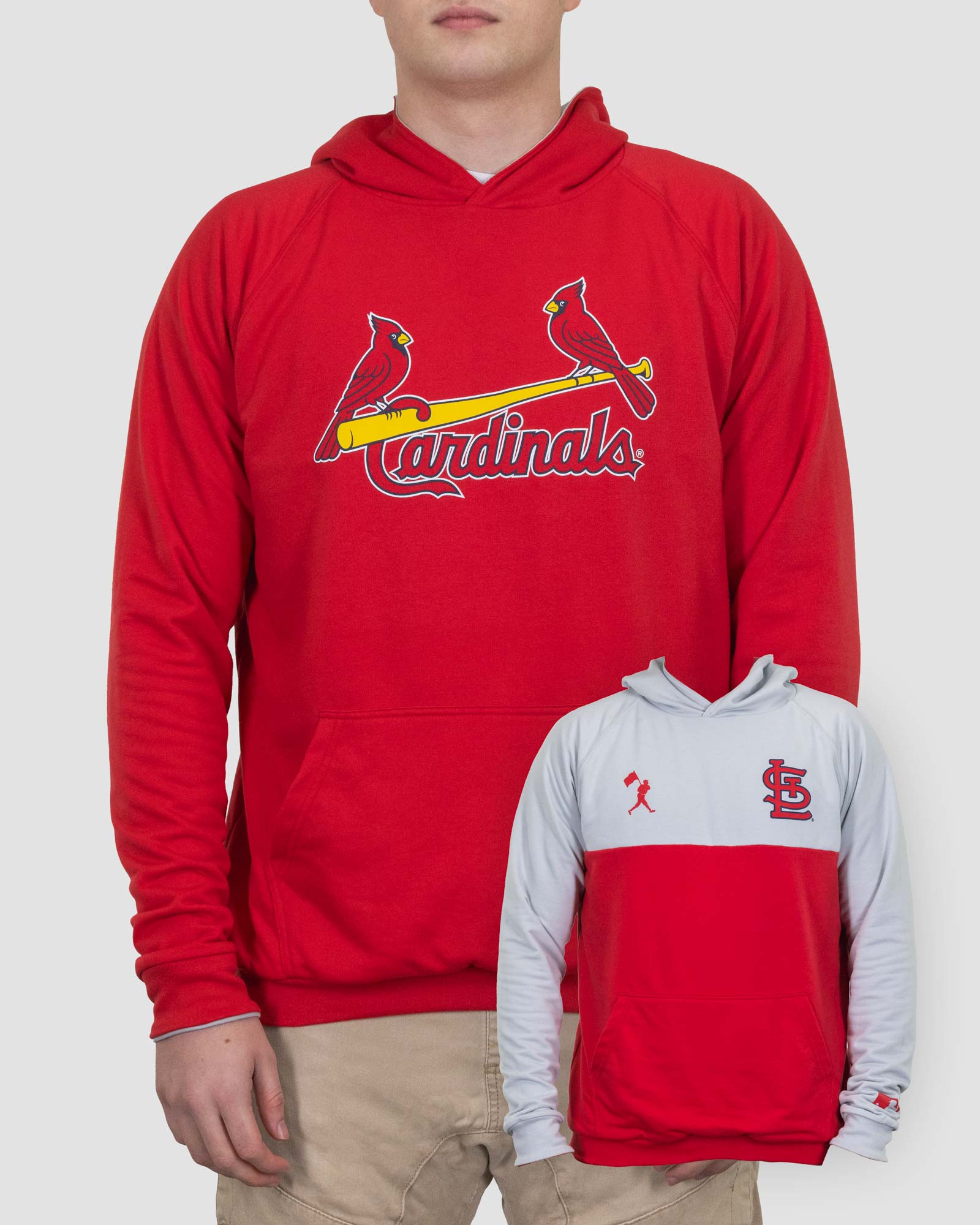 Nike Men's St. Louis Cardinals Over Arch Pullover Hoodie