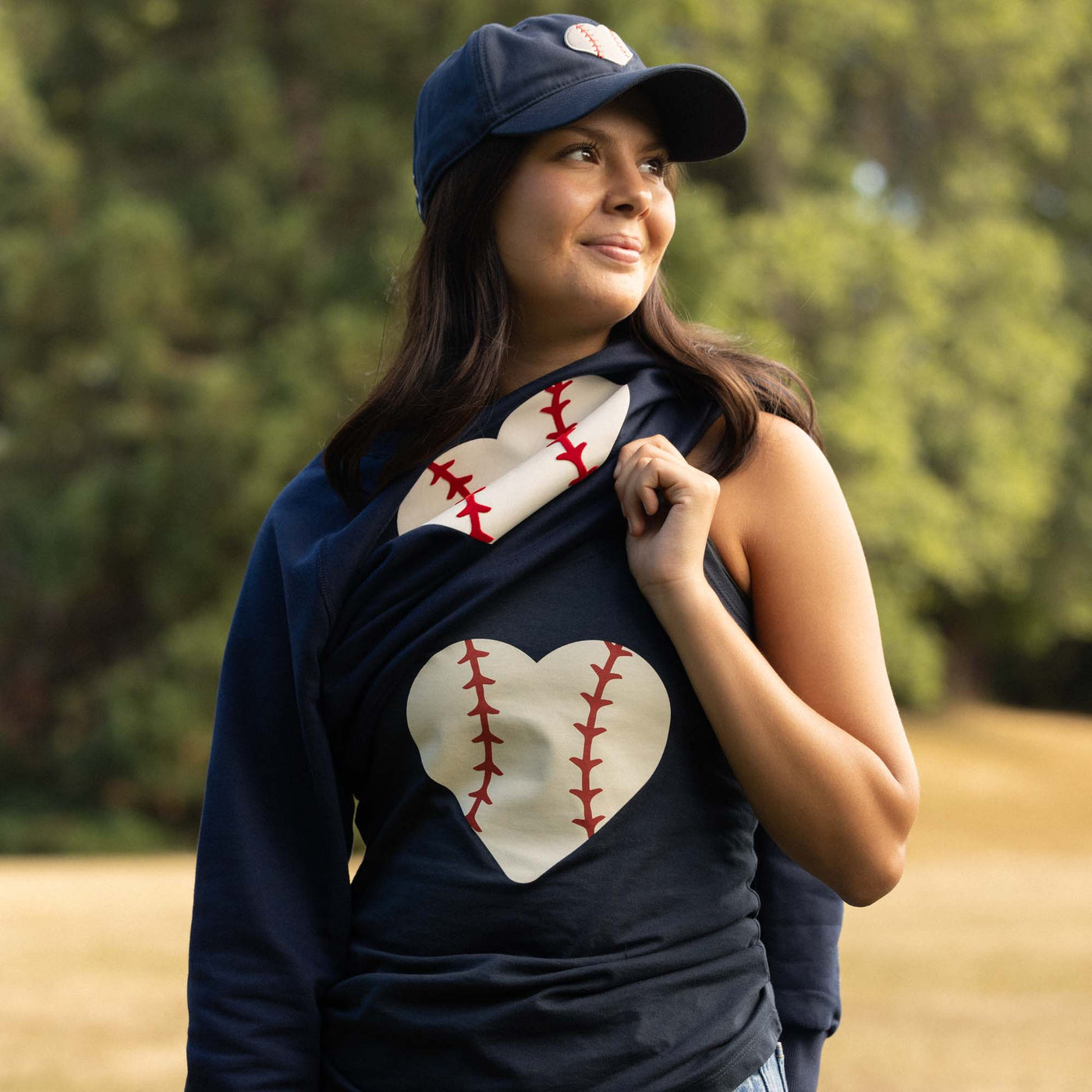 Stitched Heart Racerback Tank