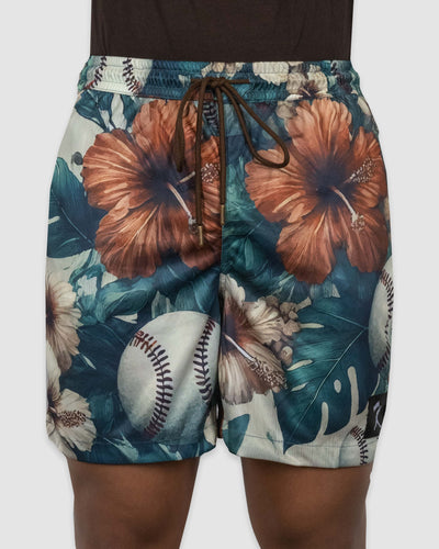 Aloha Ball Diamond Air Mesh Shorts