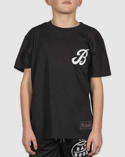 Bat Bros B Script T-Shirt - Youth