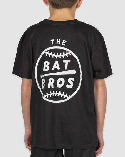 Bat Bros B Script T-Shirt - Youth