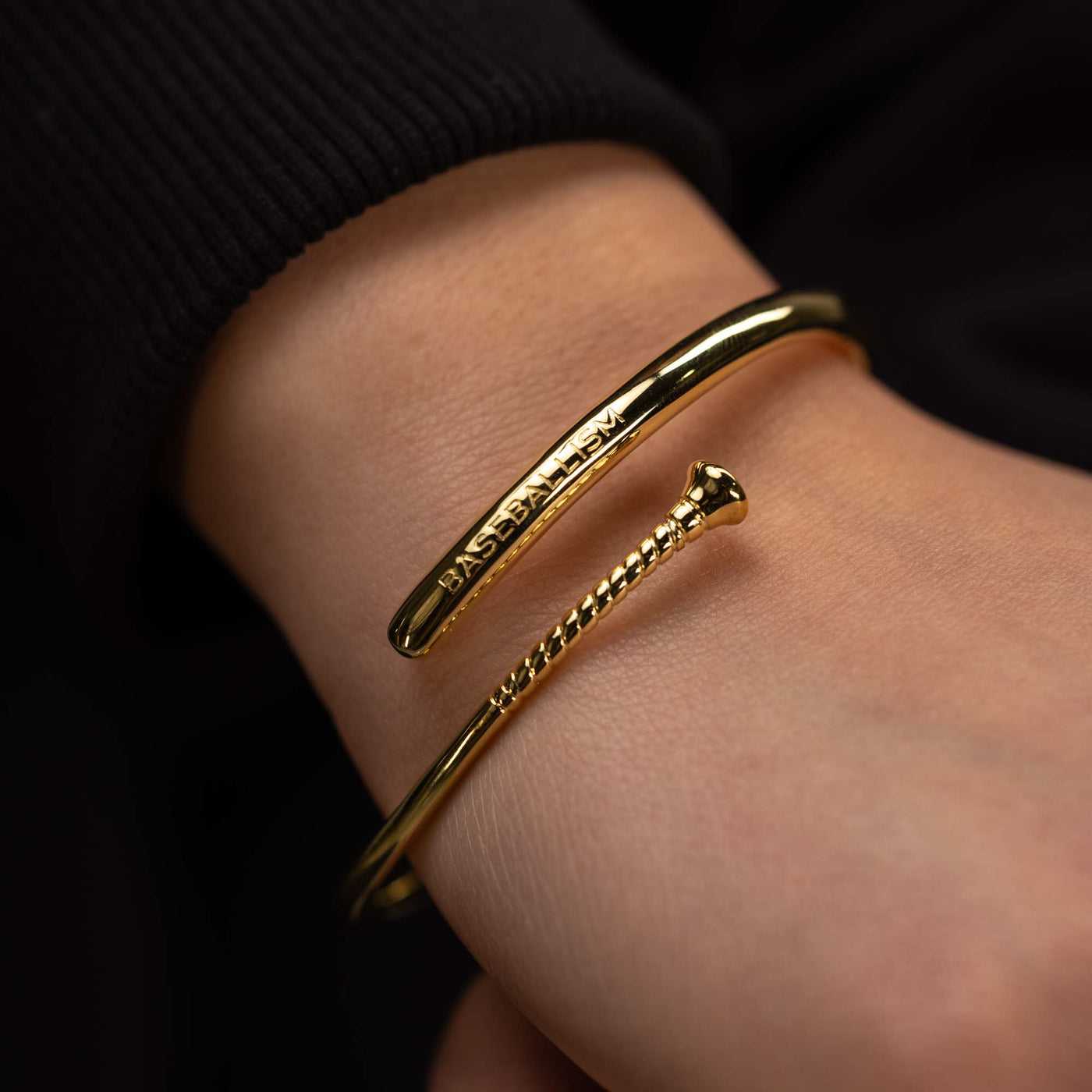 Arc Bat Bracelet - 14k Gold Coated