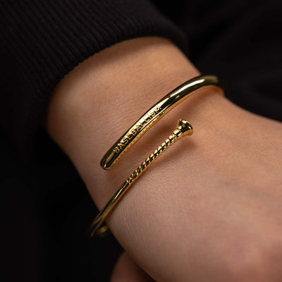 Arc Bat Bracelet - 14k Gold Coated