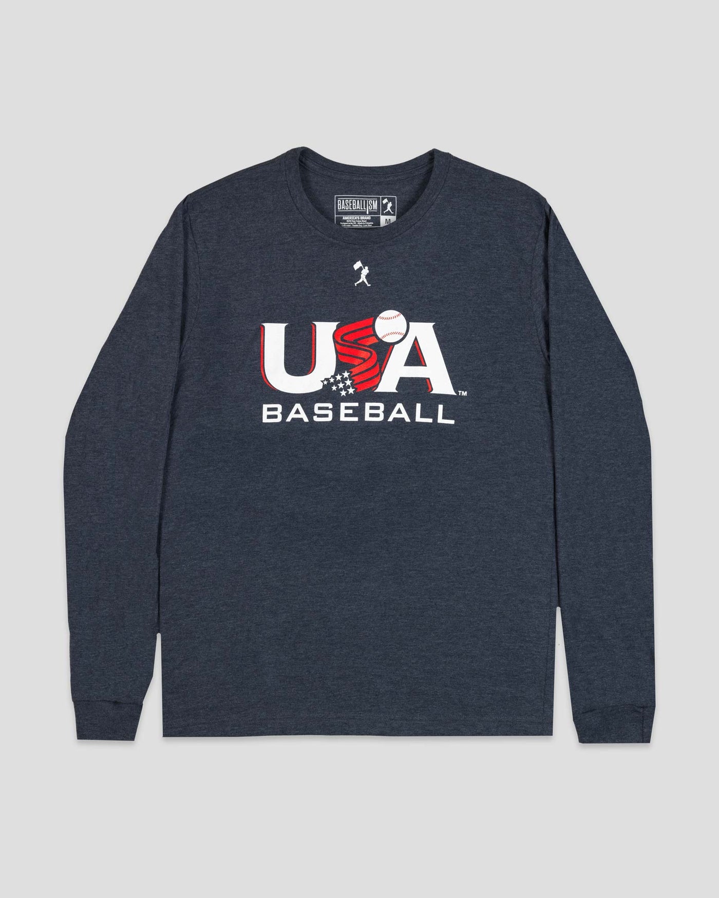 Baseballism x USA Baseball Long Sleeve - Navy