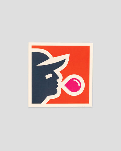 Bubblegum Ballplayer Sticker - Baseballism Online