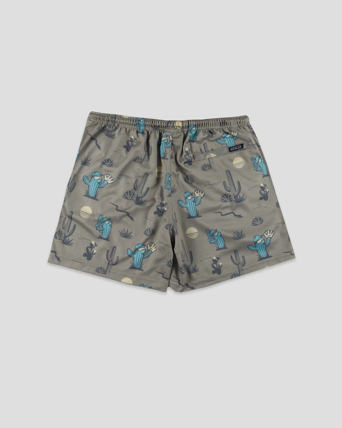 Spring Ball Cactus Diamond Air Youth Mesh Shorts - Tan