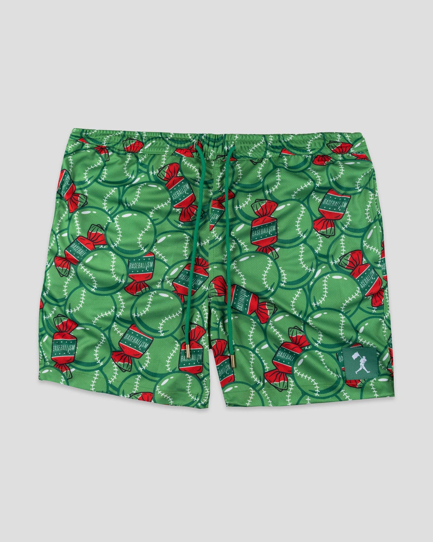 Doubles and Bubbles Diamond Air Mesh Shorts - Walk-Off Watermelon