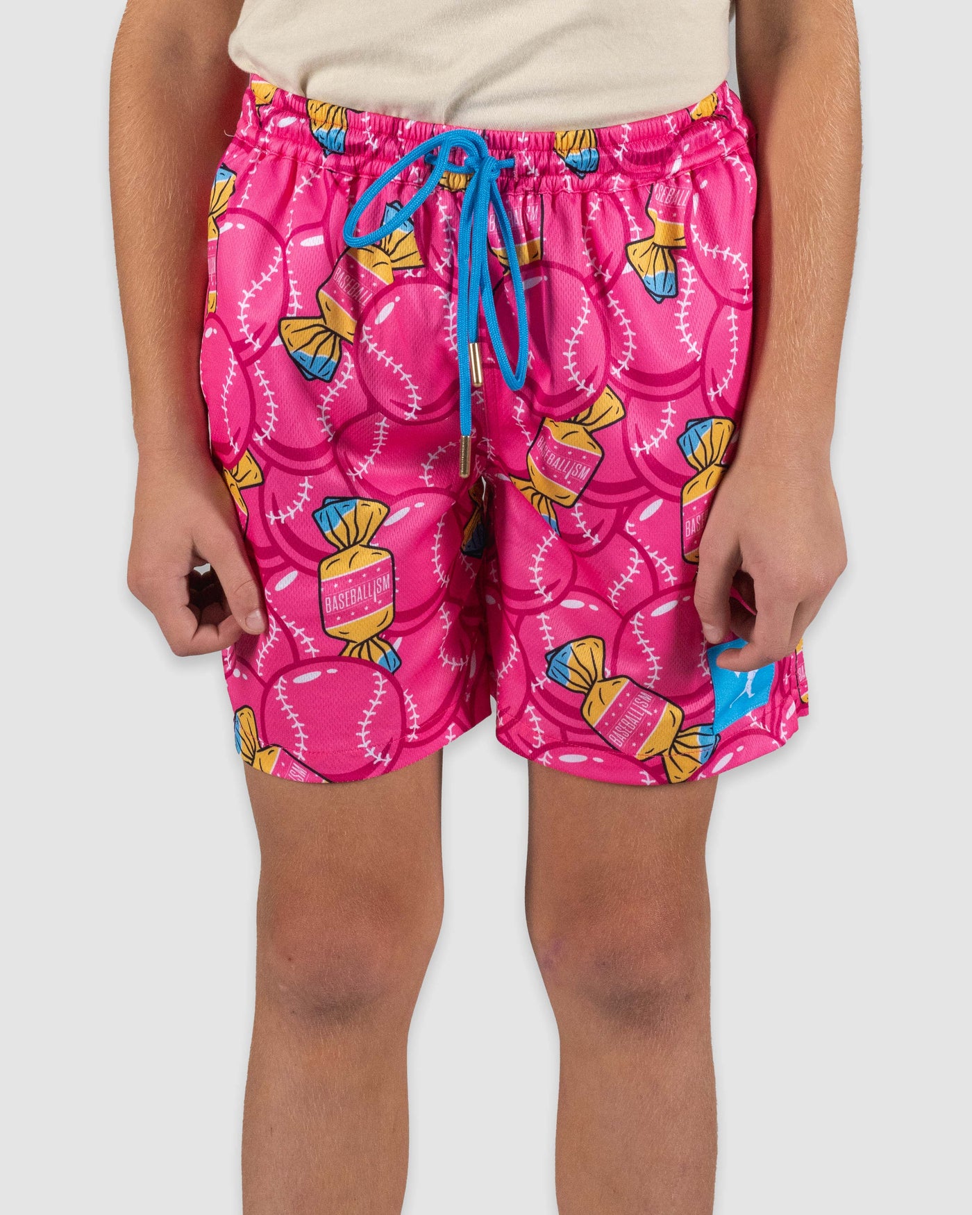 Doubles and Bubbles Diamond Air Mesh Shorts - Youth