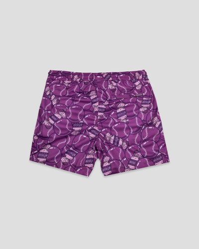 Doubles and Bubbles Diamond Air Youth Mesh Shorts - Grape