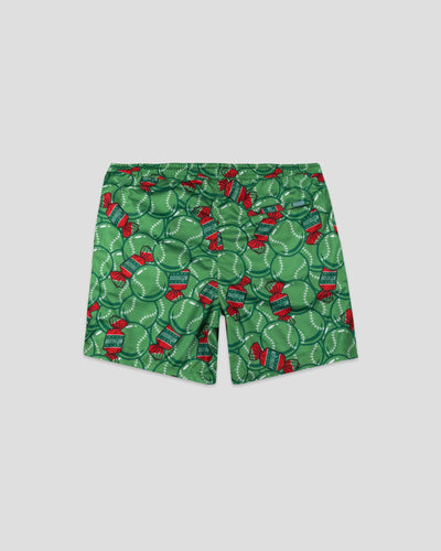 Doubles and Bubbles Diamond Air Youth Mesh Shorts - Walk-Off Watermelon