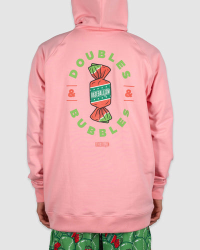 Doubles and Bubbles Hoodie - Walk-Off Watermelon