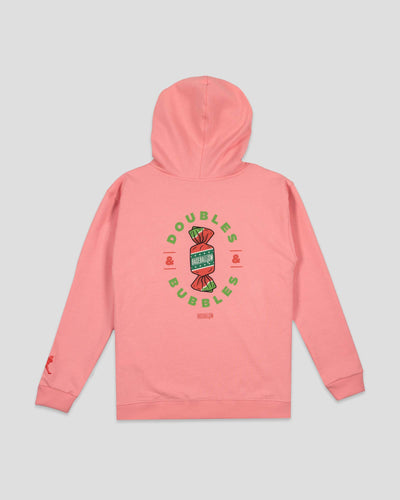 Doubles and Bubbles Hoodie (Walk-Off Watermelon) - Youth