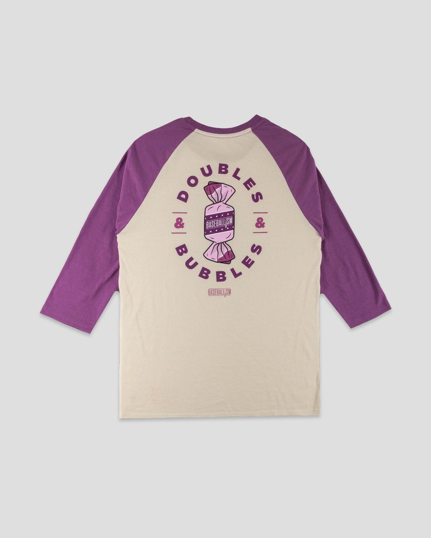 Doubles and Bubbles Women's 3/4 Sleeve - Gottem' Grape