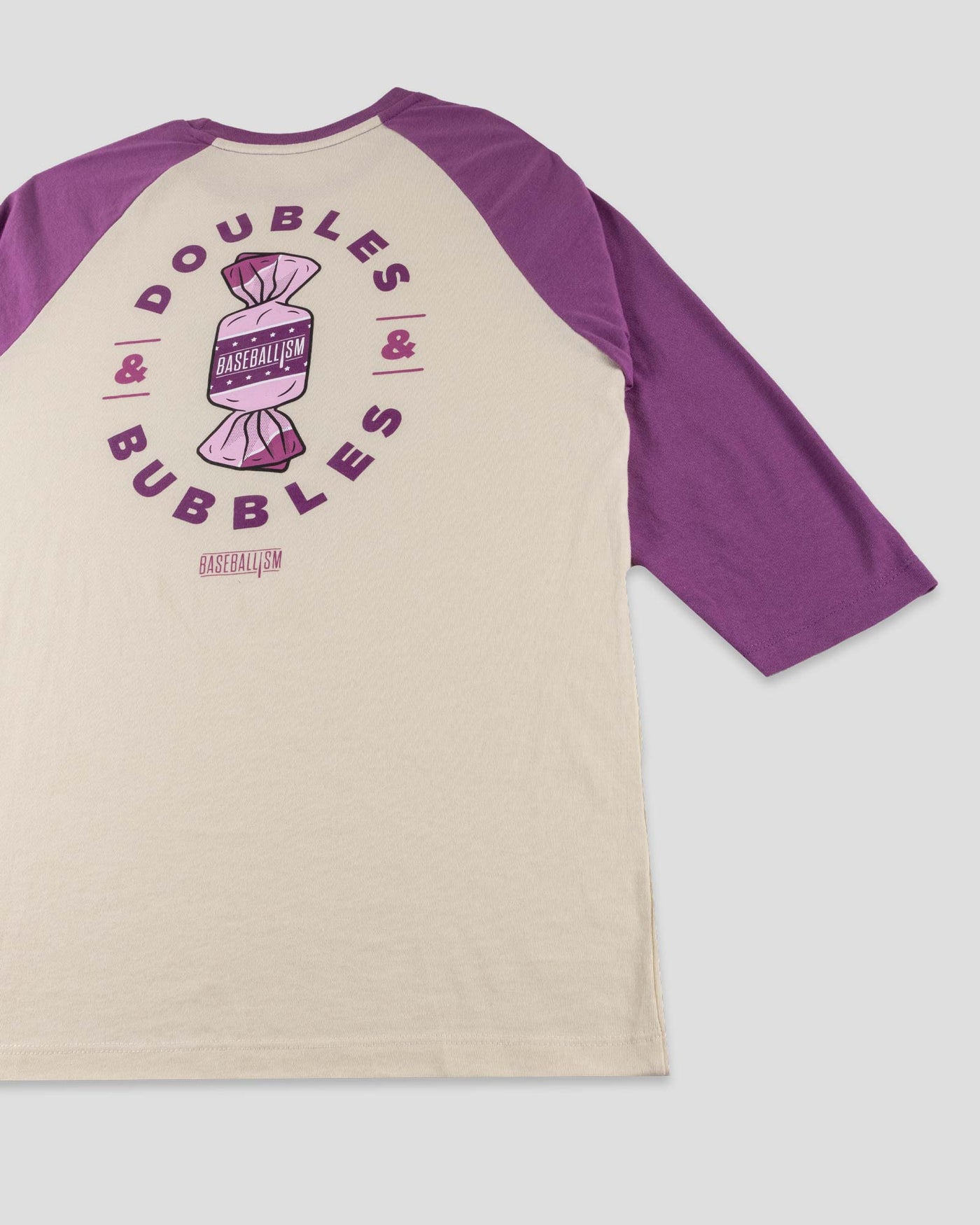 Doubles and Bubbles Women's 3/4 Sleeve - Gottem' Grape