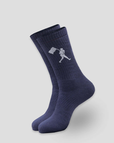 Flag Man Mid-Calf Comfort Socks - Navy