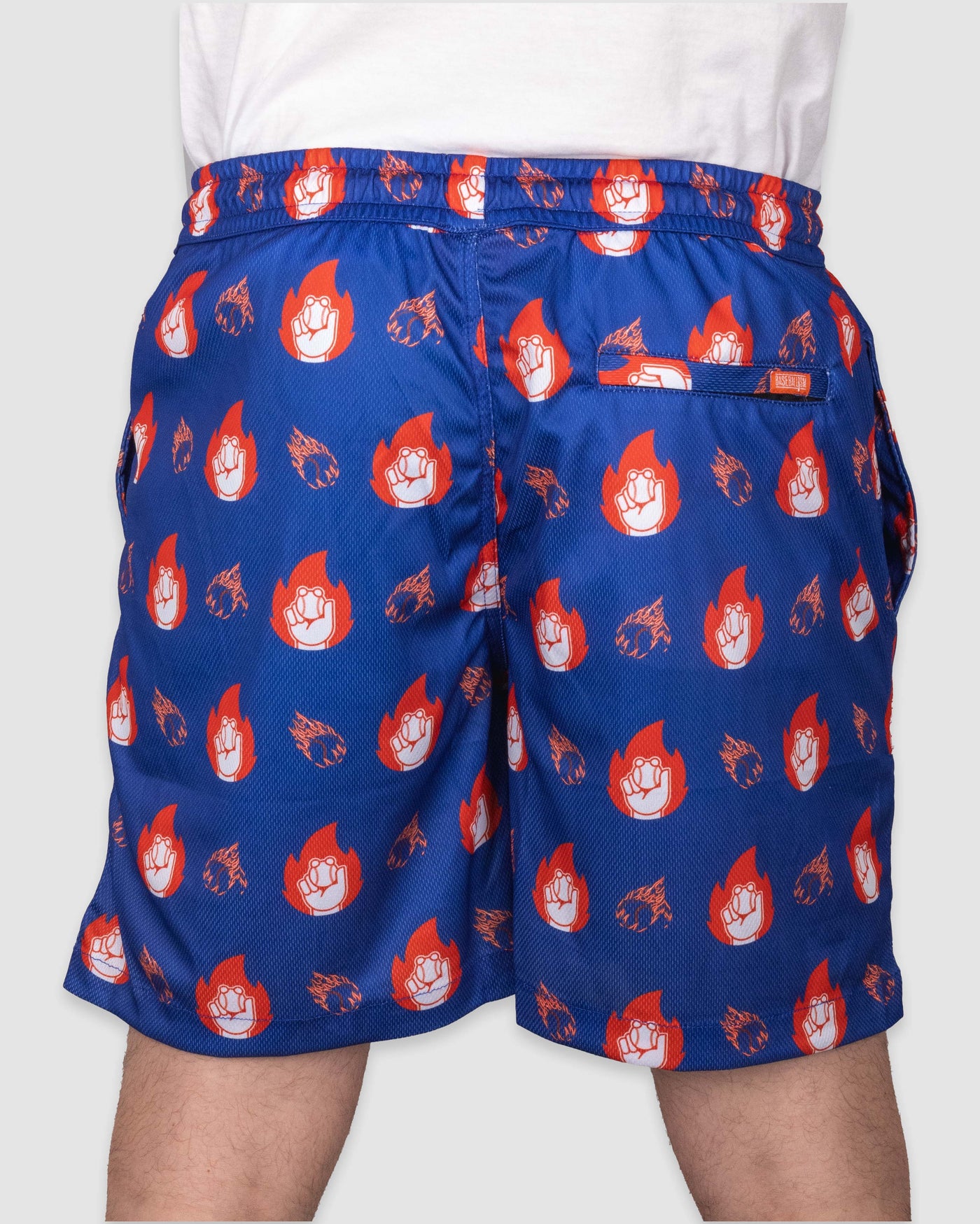 Flamethrower Diamond Air Mesh Shorts