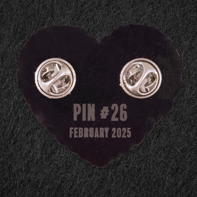 Pin of the Month - February 2025 - Bat Heart