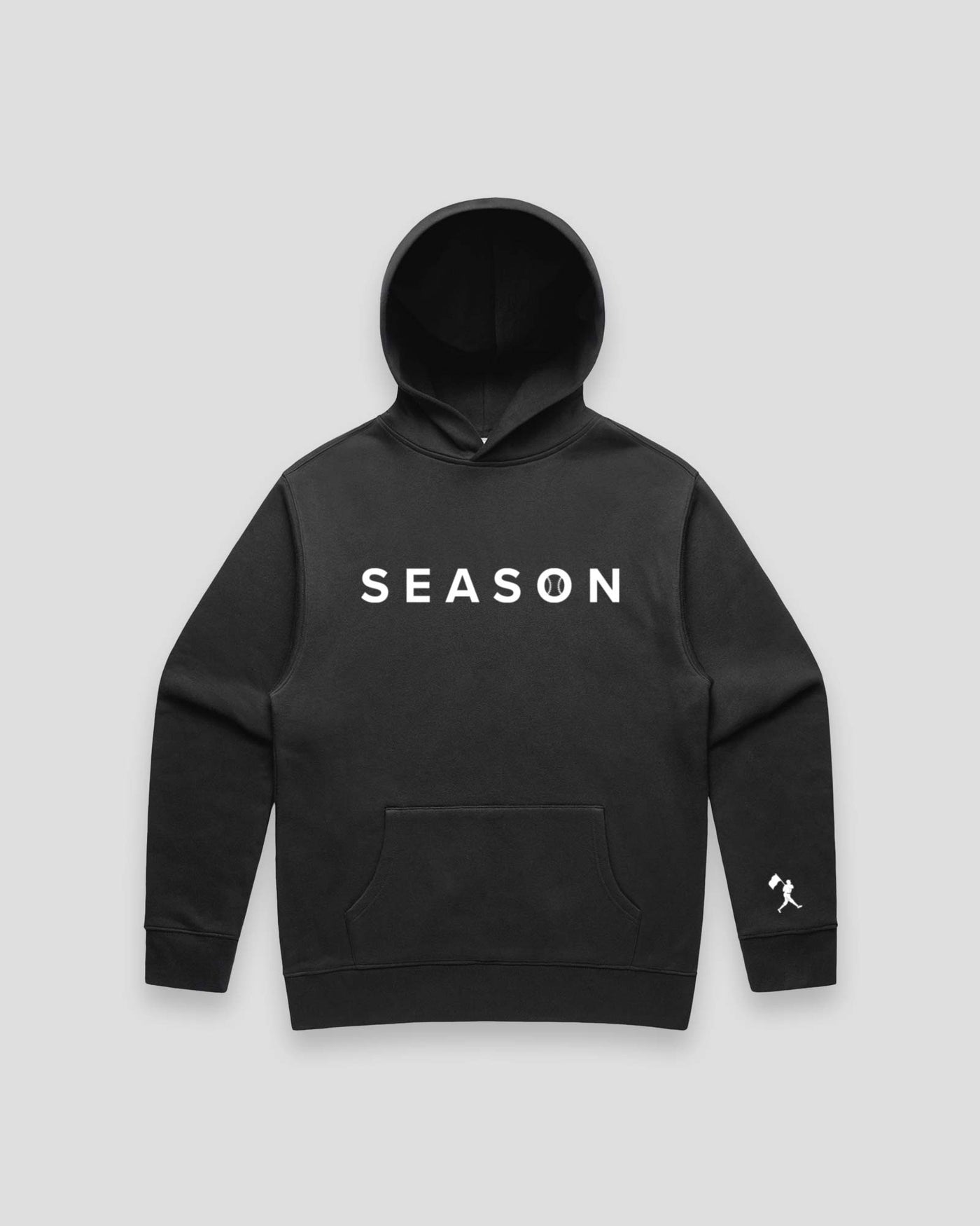 'Tis The Season Hoodie Relaxed Fit Hoodie Faded Eye Black