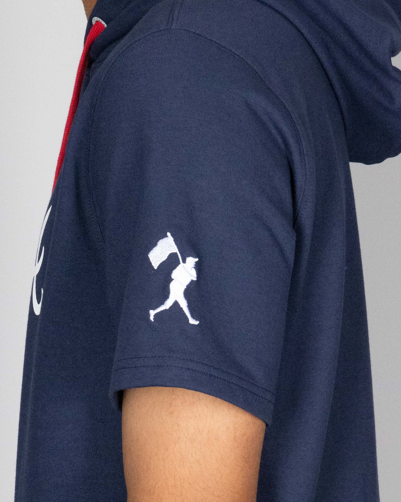 Short Sleeve Hoodie - Atlanta Braves