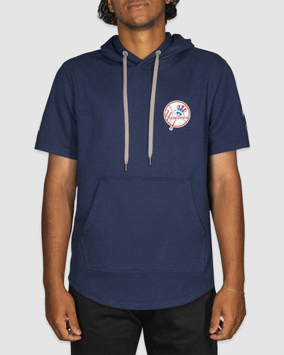 Short Sleeve Hoodie - New York Yankees