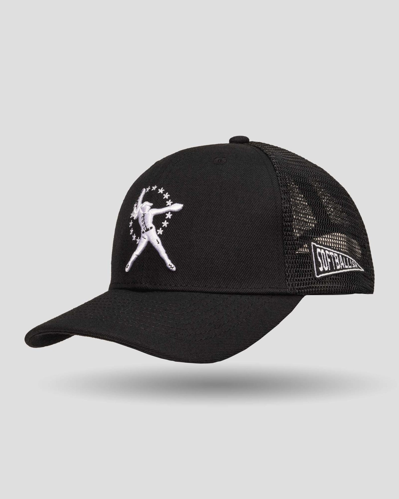 Softballism Star Girl Trucker Cap