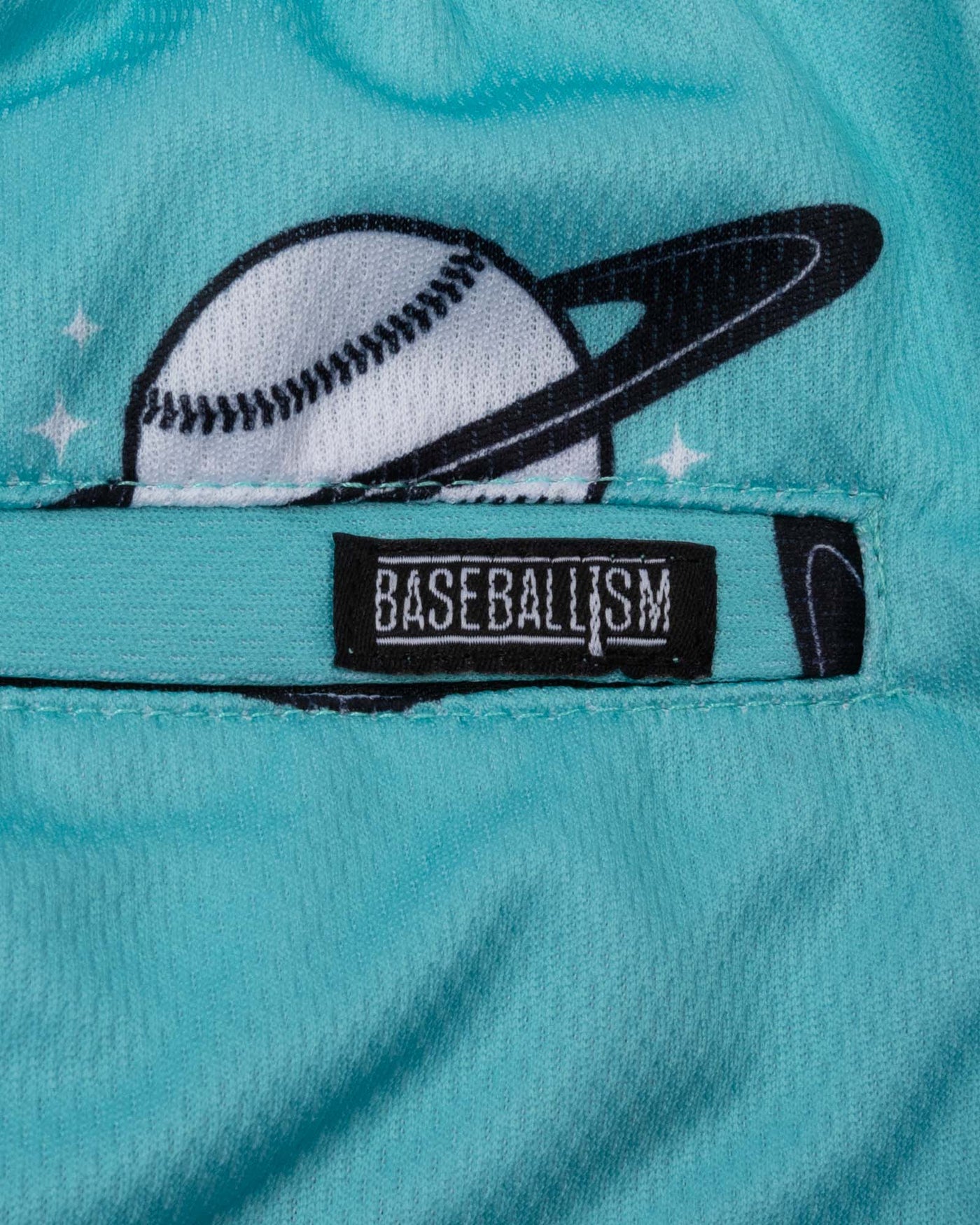 Spaceball Diamond Air Youth Mesh Shorts - Black and Teal