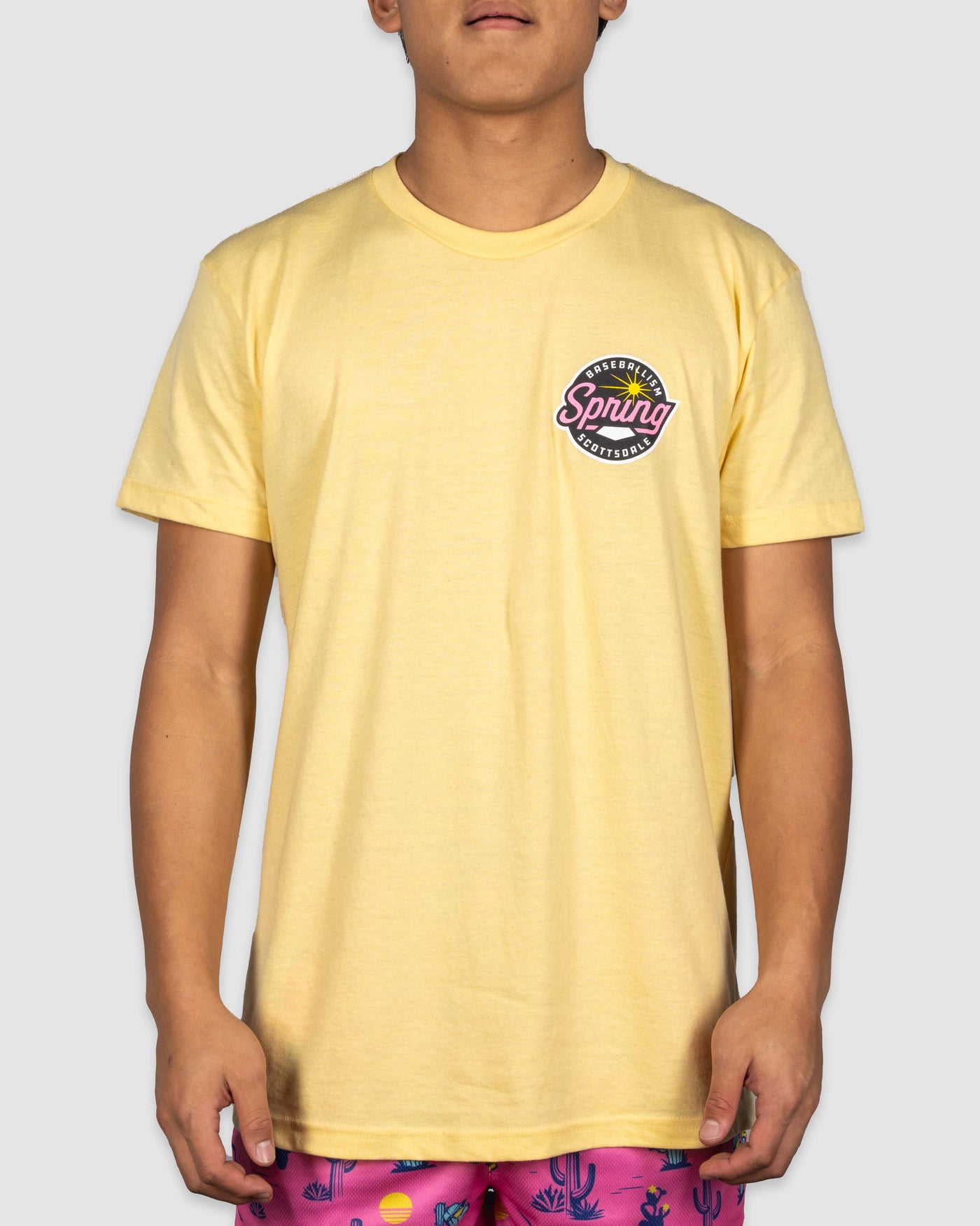 Spring Ball Cactus T-Shirt - Yellow