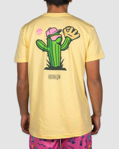 Spring Ball Cactus T-Shirt - Yellow