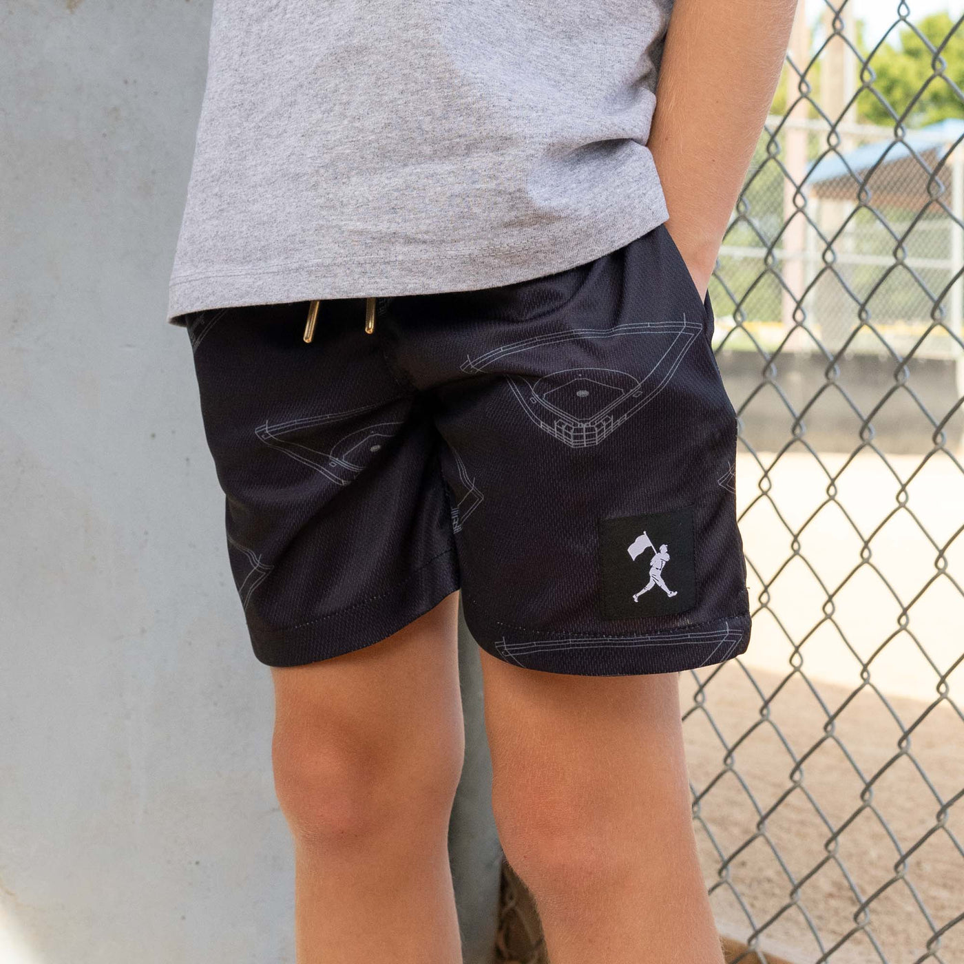 Stadium Architect Diamond Air Mesh Shorts - Youth