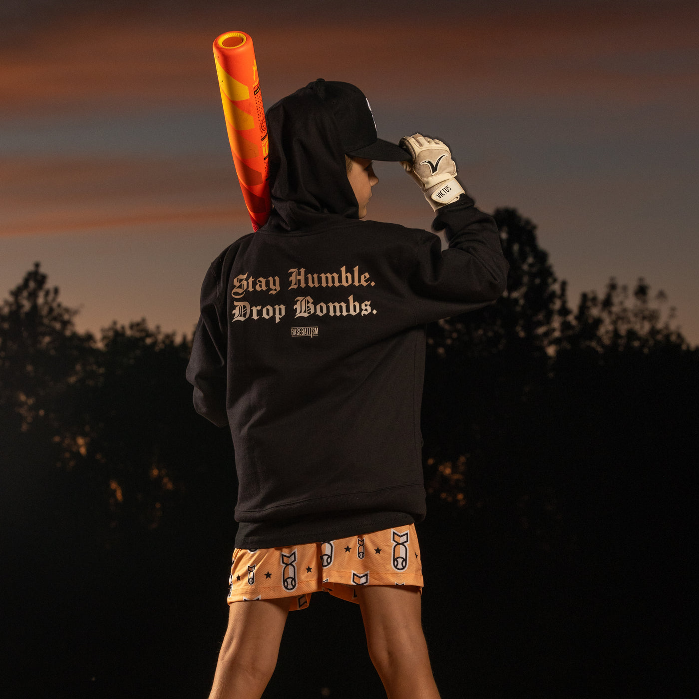 Stay Humble Drop Bombs Hoodie - Youth