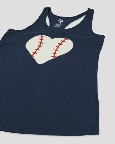 Stitched Heart Racerback Tank