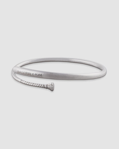 Arc Bat Bracelet - Sterling Silver - Baseballism Online