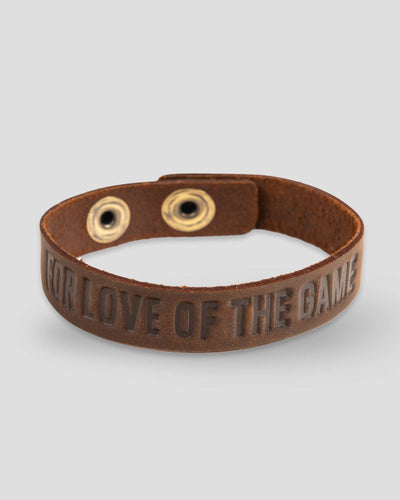 For Love of the Game Single Loop Bracelet - Dark Brown - Baseballism Online