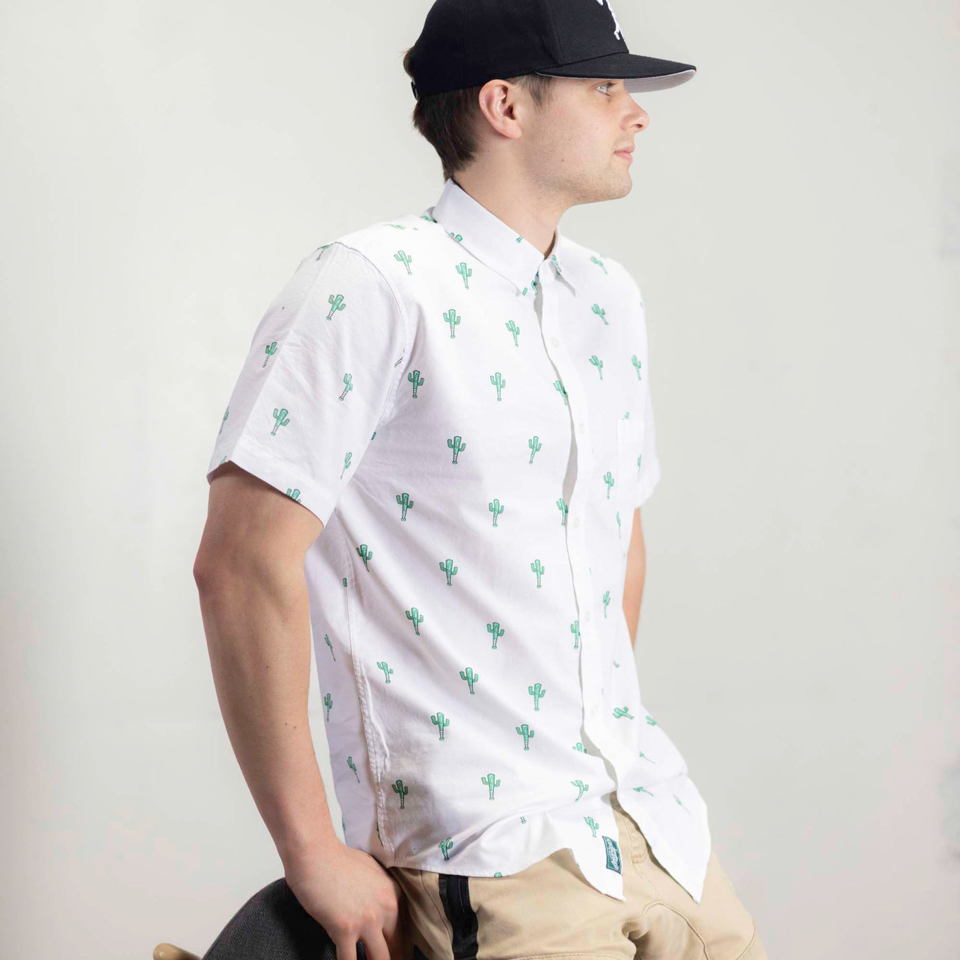 Cactus Bat - Oxford Button Down - Baseballism Online