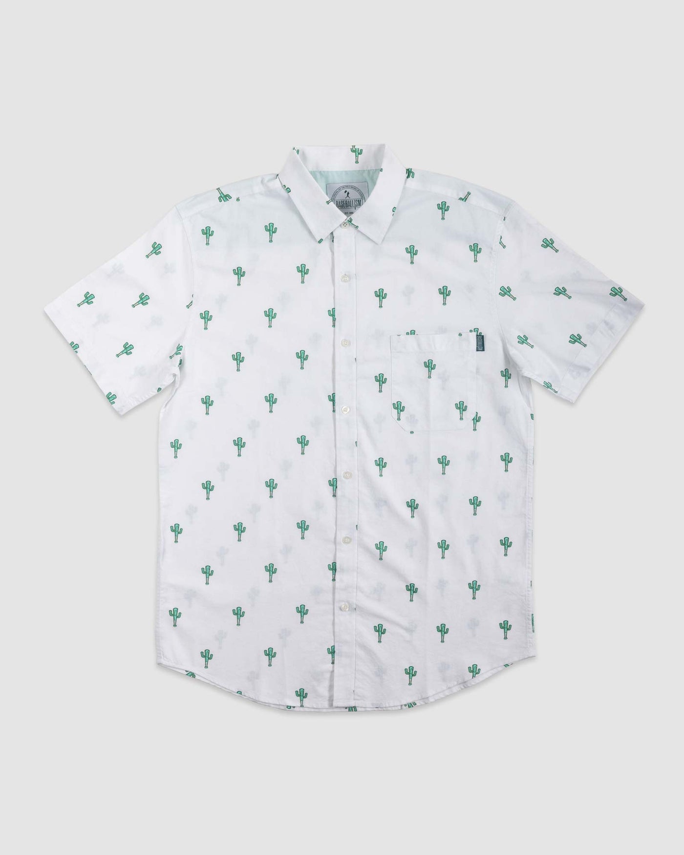 Cactus Bat - Oxford Button Down - Baseballism Online