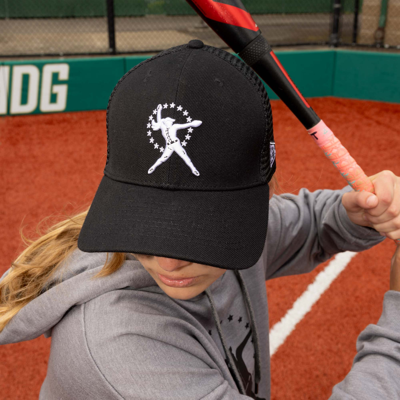 Softballism Star Girl Trucker Cap - Baseballism Online