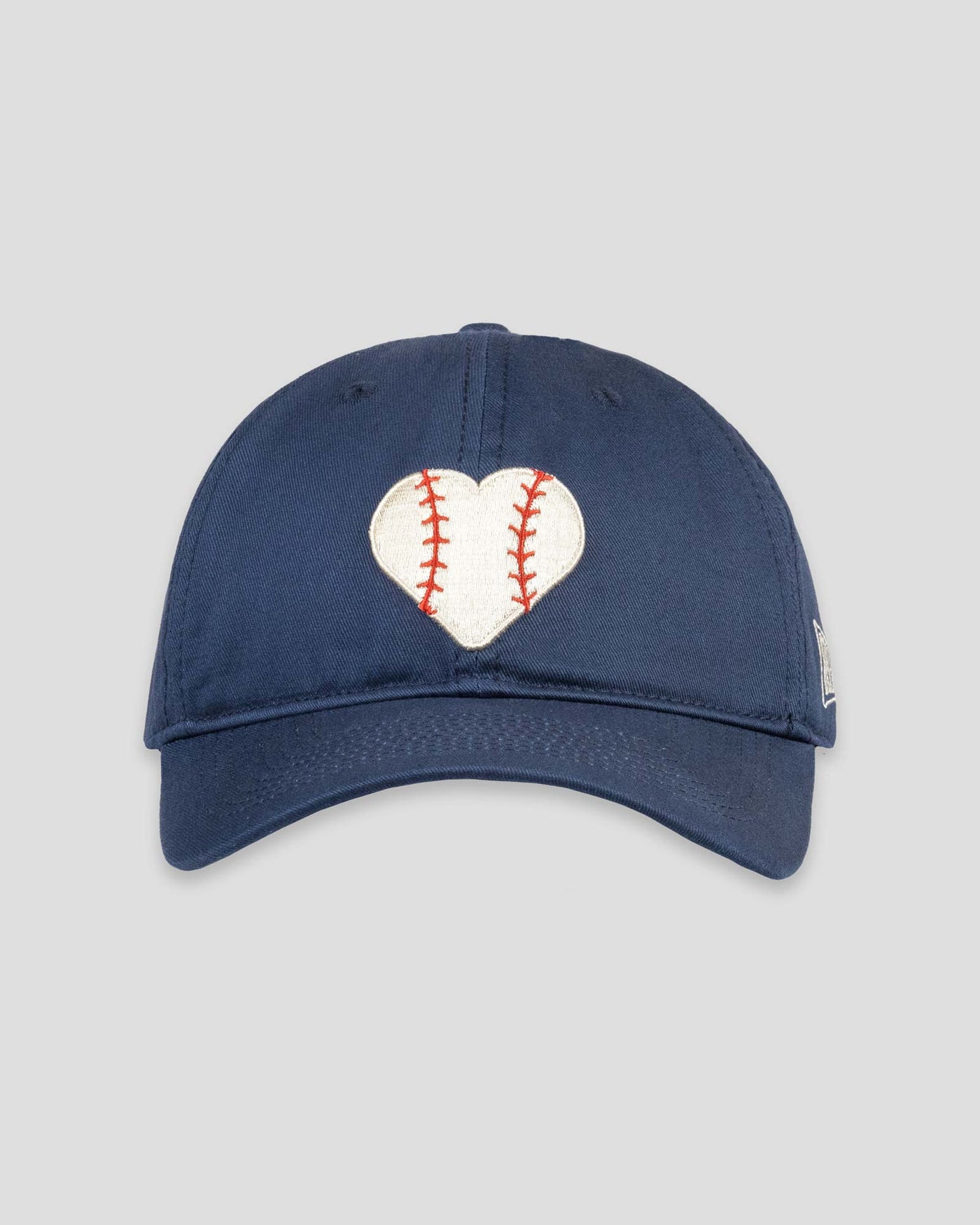 Stitched Heart Shallow Crown Fan Cap - Baseballism Online