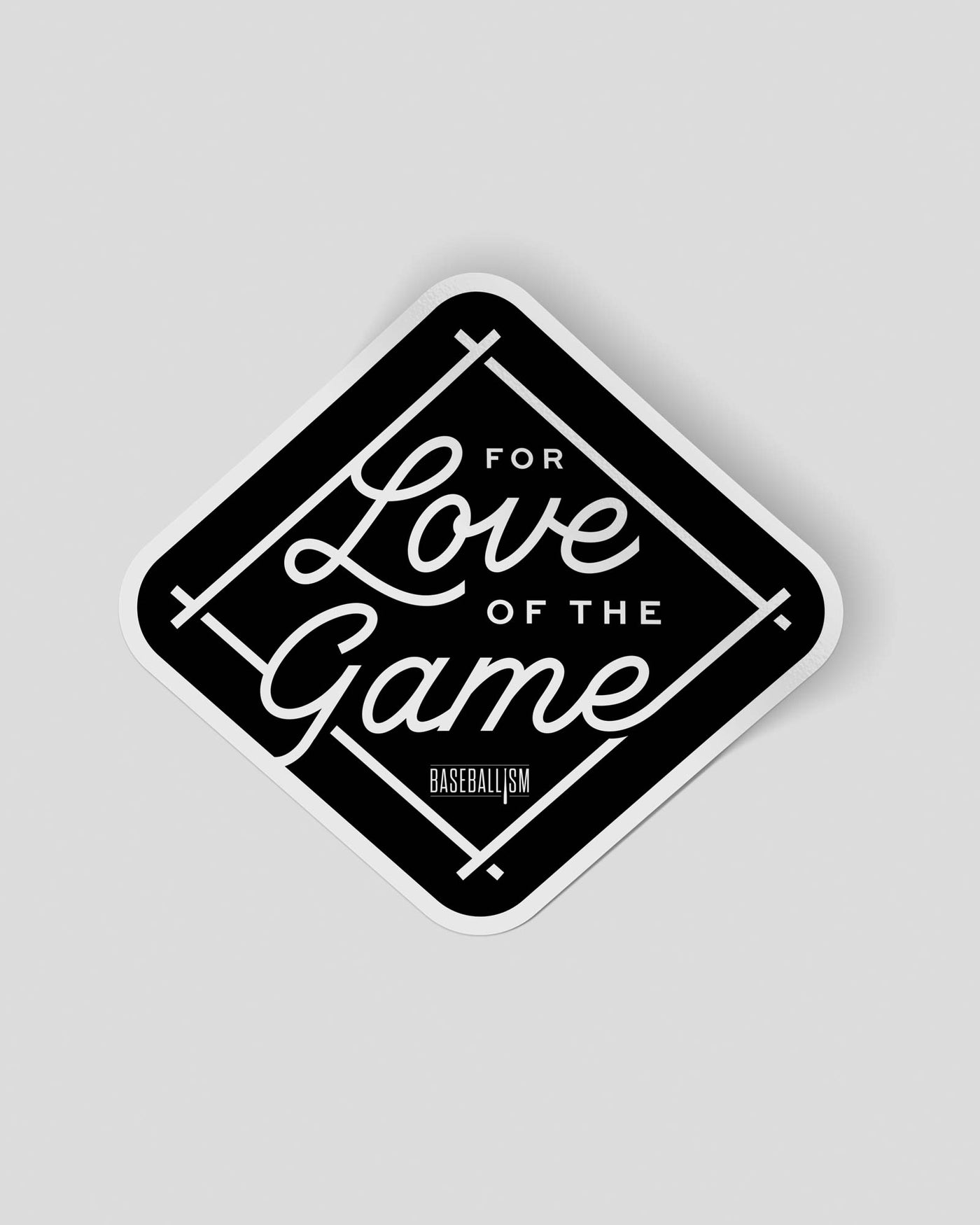 For Love of the Game Sticker