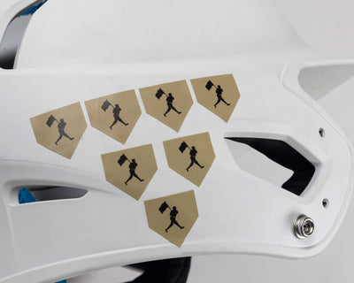 Flag Man Helmet Sticker Pack 2024 - 110 Stickers (Free w/ Purchase) - Baseballism Online