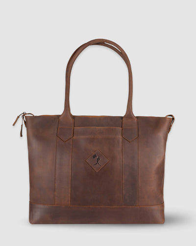 Cathy Zip Tote - Toffee - Baseballism Online