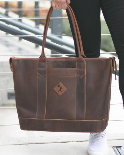 Cathy Zip Tote - Toffee - Baseballism Online