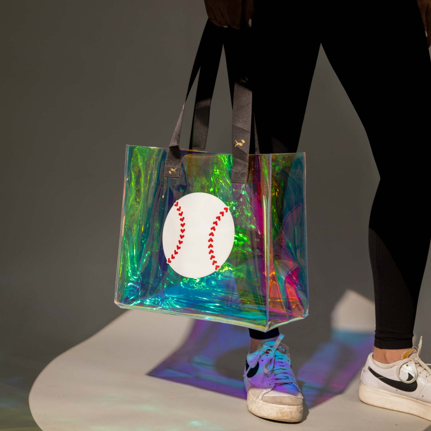 Stitched Heart Iridescent Stadium Bag - Baseballism Online