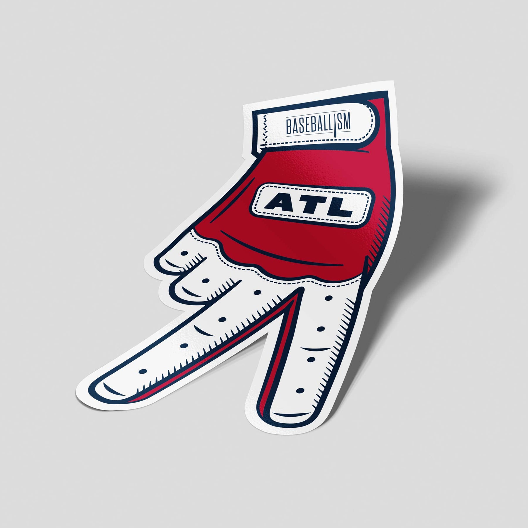 Atlanta Baseball Sticker - Waterproof