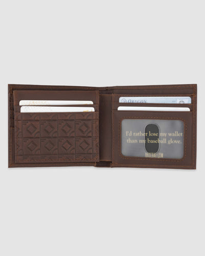 Flag Man Scorebook Bifold Wallet - Texas Rangers - Baseballism Online